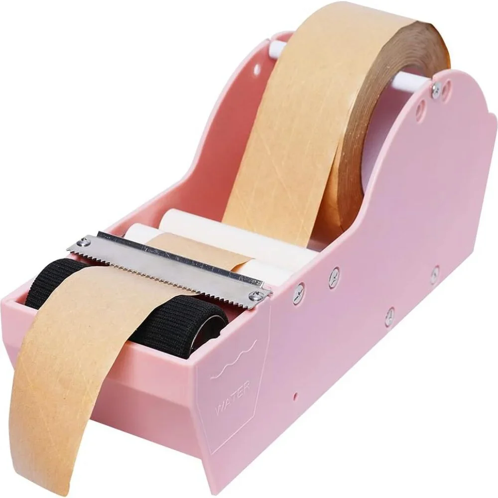 Water-Activated Tape Dispenser for Kraft Paper Tape (1″–4″)